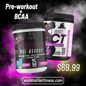 Pre Workout and BCAA's Combo! Includes free shipping!
