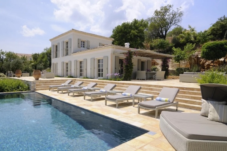 Housing facility with pool